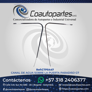 CANAL DE AGUA SOBRE LA PUERTA PARADISO G7 1350