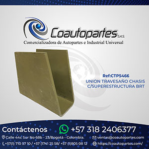 UNION TRAVESAÑO CHASIS C/SUPERESTRUCTURA BRT