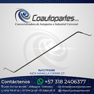 ASTA MANILLA CIERRE G7