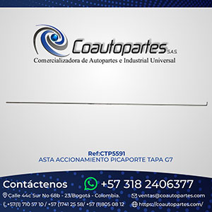 ASTA ACCIONAMIENTO PICAPORTE TAPA G7