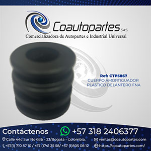 CUERPO AMORTIGUADOR PLASTICO DELANTERO FNA