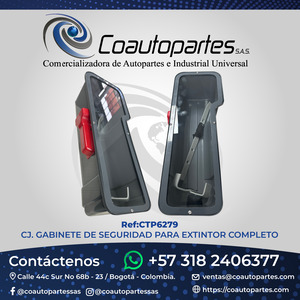 CJ. GABINETE DE SEGURIDAD PARA EXTINTOR COMPLETO