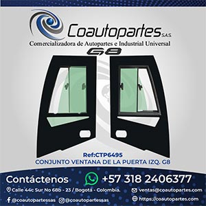 CONJUNTO VENTANA DE LA PUERTA IZQ. G8
