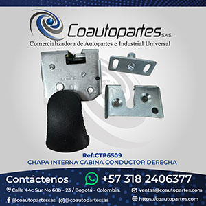 CHAPA INTERNA CABINA CONDUCTOR DERECHA