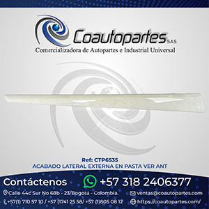 PERFIL ACABAMIENTO VENTANA BRT