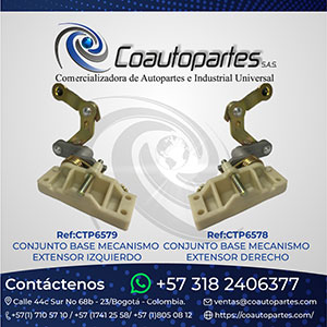 CONJUNTO BASE MECANISMO EXTENSOR IZQUIERDO /DERECJHO CLARABOYA