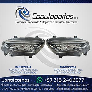CONJUNTO FAROL FULL LED LADO IZQUIERDA/DERECHA