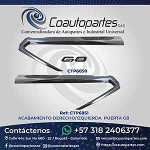 ACABAMIENTO DERECHO /IZQUIERDO PUERTA G8