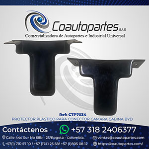 PROTECTOR PLASTICO PARA CONECTOR CABINA OPERADOR BYD
