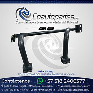 CONJUNTO ARBOL PUERTA PANTOGRAFICA G8 ​