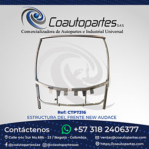 ESTRUCTURA DE LA FRENTE NEW AUDACE