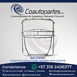 CONJUNTO DE ESTRUCTURA DE LA TRASERA NEW AUDACE 1