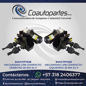 MECANISMO LPB COMPACTO DERECHO/IZQUIERDO 25 NM 24 V