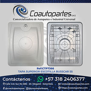 TAPA SUPERIOR ESCOTILLA BUSSCAR S5