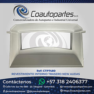 REVESTIMIENTO INTERNO TRASERO NEW AUDAS