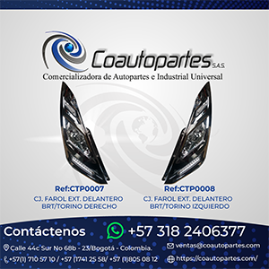 CJ. FAROL EXT. DELANTERO BRT/TORINO DERECHO/IZQUIERDO