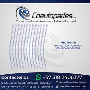 AMARRE PLASTICO PARA SEGURIDAD EXTINTOR