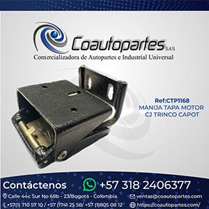MANIJA TAPA MOTOR CJ TRINCO CAPOT