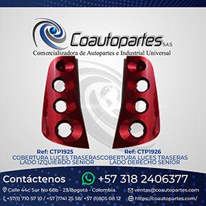 COBERTURA LUCES TRASERAS LADO IZQUIERDO/DERECHA SENIOR