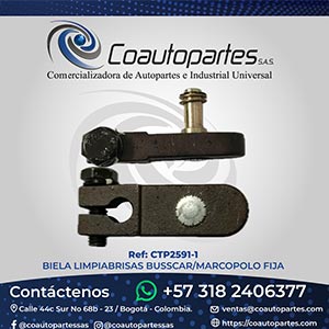 BIELA LIMPIABRISAS BUSSCAR / MARCOPOLO RECTANGULAR