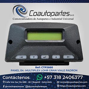 PANEL 04 -VISIALIZACION MULTIPLEX LOHR GRAN VIALE PADRON FASE1