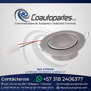 LAMPARA DICROICA CABINA G7