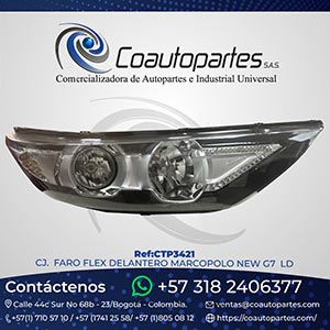 CJ. FARO FLEX DELANTERO MARCOPOLO NEW G7 LD