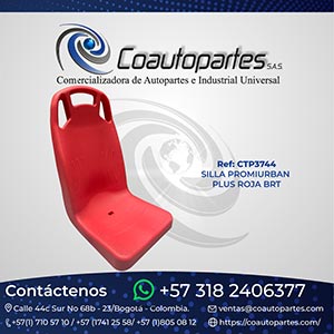 SILLA PROMIURBAN PLUS ROJA BRT