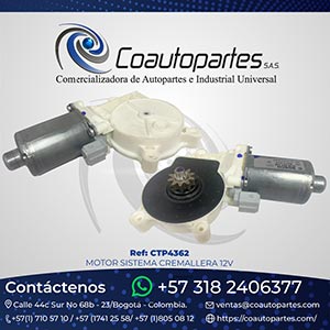 MOTOR SISTEMA CREMALLERA 12V