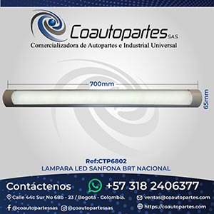 LAMPARA LED SANFONA BRT NACIONAL