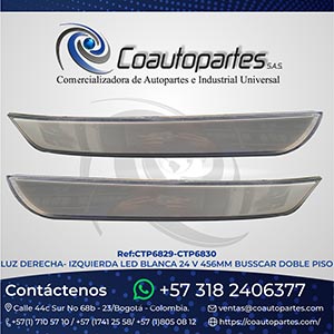 LUZ DERECHA/IZQUIERDA LED BLANCA 24V 456 MM BUSSCAR DOBLE PISO