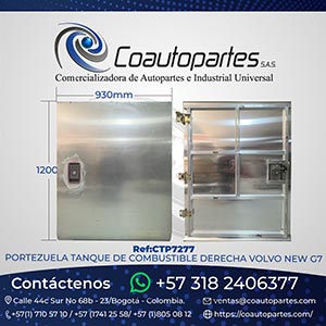PORTEZUELA TANQUE DE COMBUSTIBLE DERECHA VOLVO NEW G7