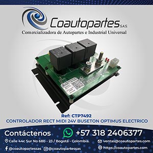 CONTROLADOR RECT MIDI 24V BUSETON OPTIMUS ELECTRICO MOWIN