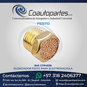 SILENCIADOR FESTO PARA ELECTROVALVULA