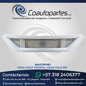 TAPA CAPOT FRONTAL GRAN VIALE B12