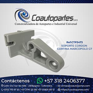SOPORTE CORDON CORTINA MARCOPOLO G7