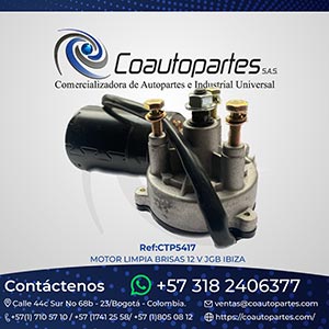 MOTOR LIMPIA BRISAS 12 V JGB IBIZA