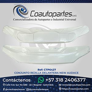CONJUNTO REJILLA DELANTERA NEW AUDACE