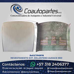 REVESTIMIENTO EXT. DELANTERO AUDACE 800