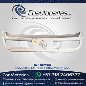BOMPER DELANTERO FIBRA BYD OPTIMUS