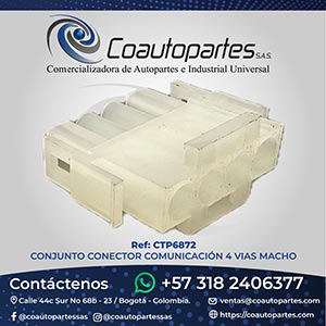 CONJUNTO CONECTOR COMUNICACIÓN 4 VIAS MACH