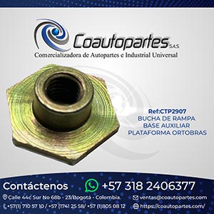 BUCHA DE RAMPA BASE AUXILIAR PLATAFORMA ORTOBRAS 7