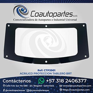 ACRILICO PROTECCION TABLERO BRT  11413185