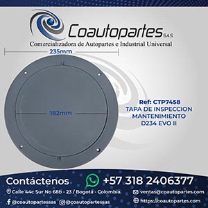 TAPA DE INSPECCION MANTENIMIENTO D234 EVO II  345.226