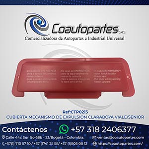 CUBIERTA MECANISMO DE EXPULSION CLARABOYA VIALE/SENIOR 26330264-7
