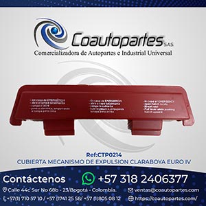 CUBIERTA MECANISMO DE EXPULSION CLARABOYA EURO IV​
