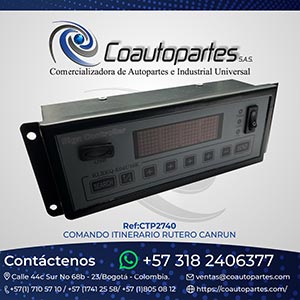 COMANDO ITINERARIO RUTERO CANRUN CHINO 10902447