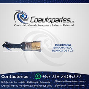 BROCHA PELO BLANCO DE 1 1/2"