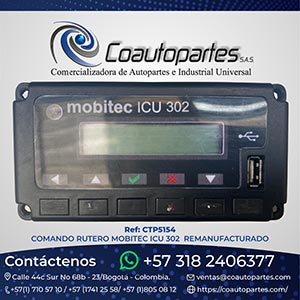 COMANDO RUTERO MOBITEC ICU 302 REMANUFACTURADO