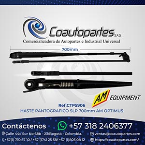 HASTE PANTOGRAFICO SLP 700mm AM OPTIMUS